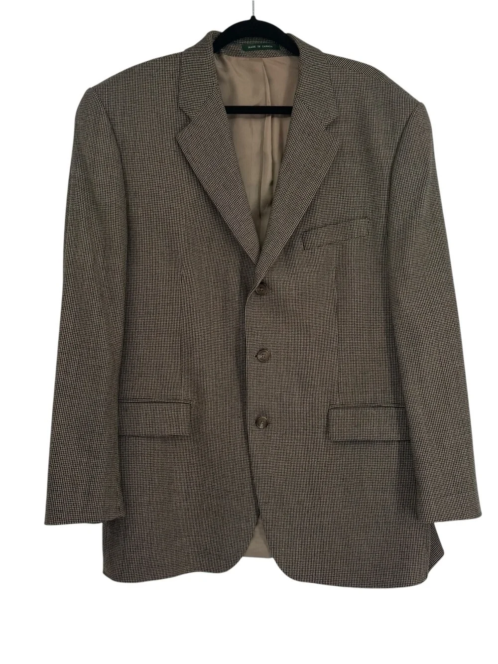 Lauren Ralph Lauren Sport Coat Men's 44 R Lambs Wool Jacket Blazer 3 Button